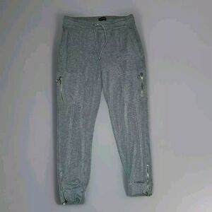 White House Black Grey Jogger Cargo Ankle Zip S